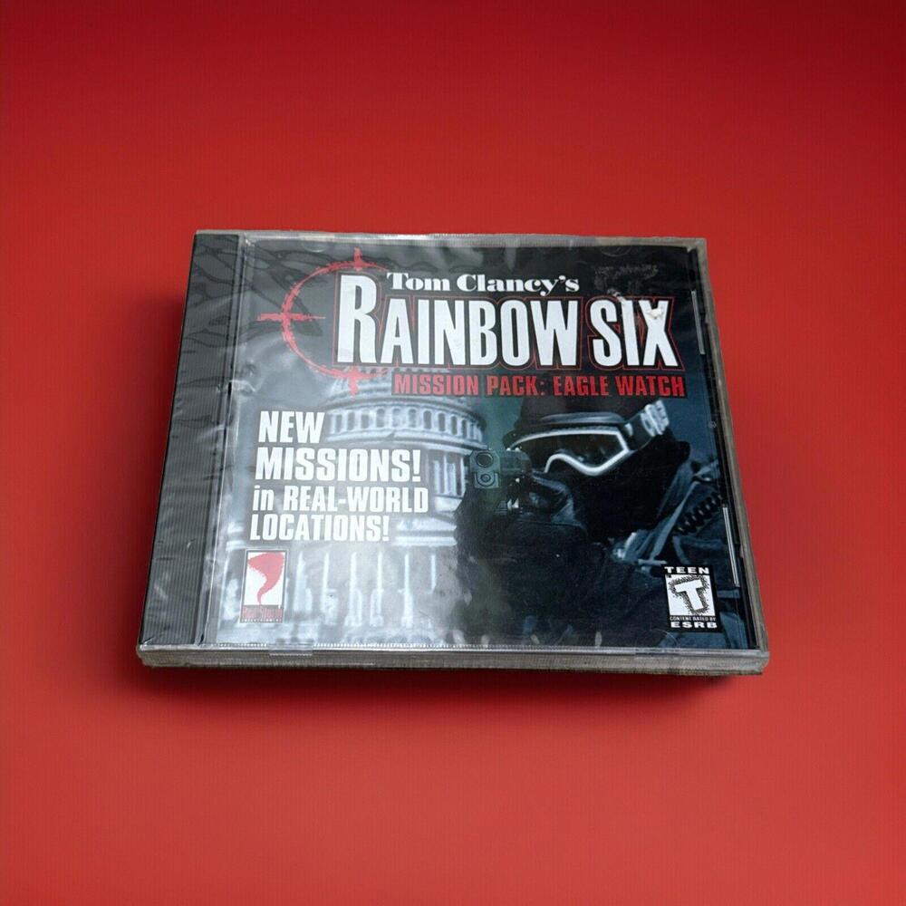 New, Sealed Tom Clancy's Rainbow Six: Eagle Watch (PC, 1999) Video Action Game